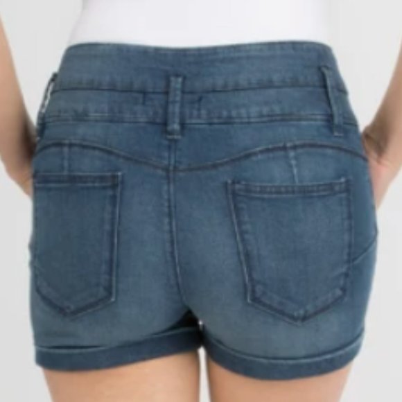 Bluenotes Olivia High Rise Curvy Shortie - Picture 2 of 9